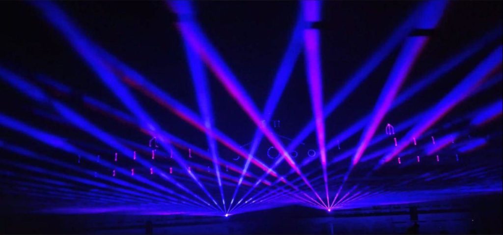 Stadtfest Rastatt 2023 - Lasershow Schlosshof
